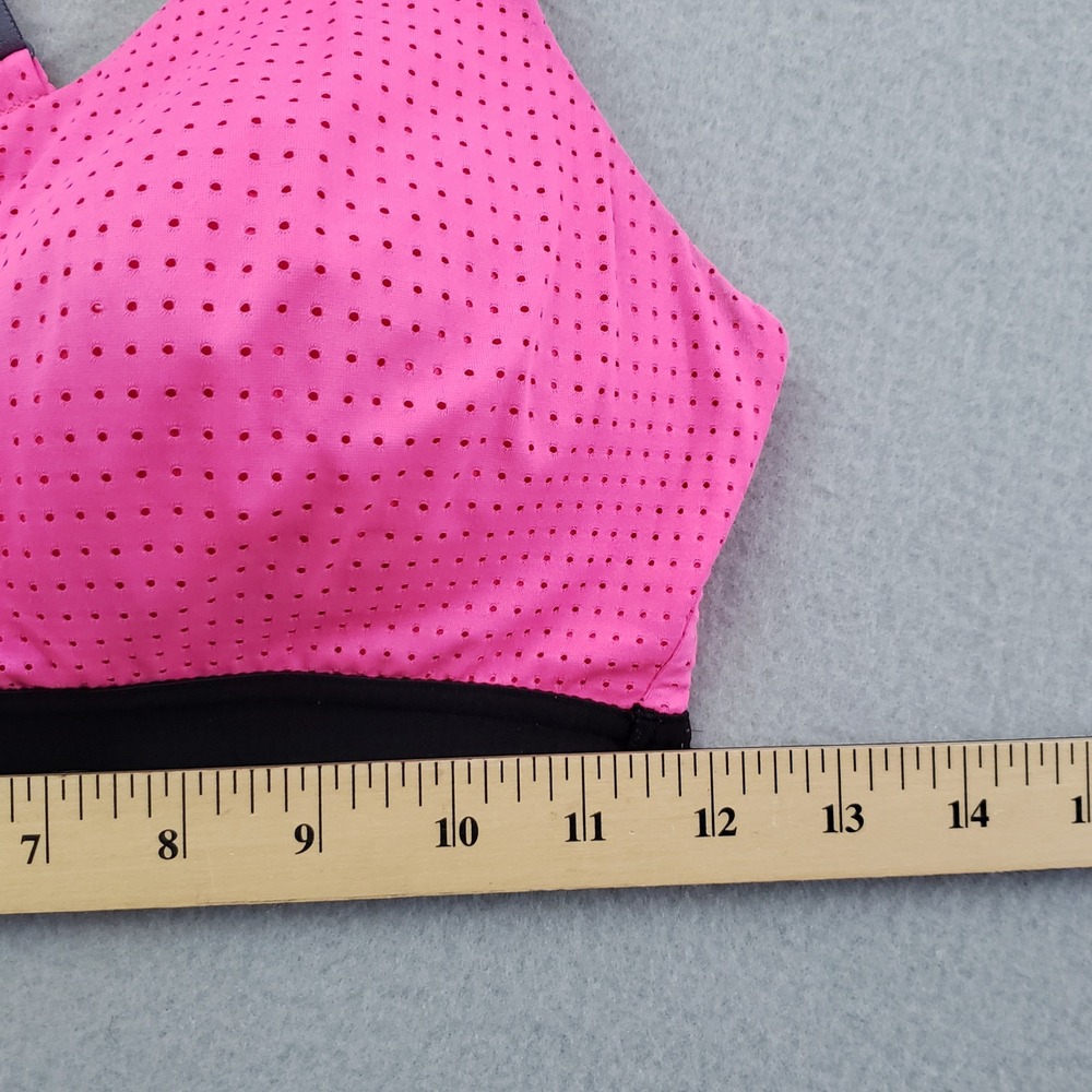 Victoria Sport Womens 34C Sport Bra Pink Perforated Lightweight 345588-S45 - Picture 4 of 15